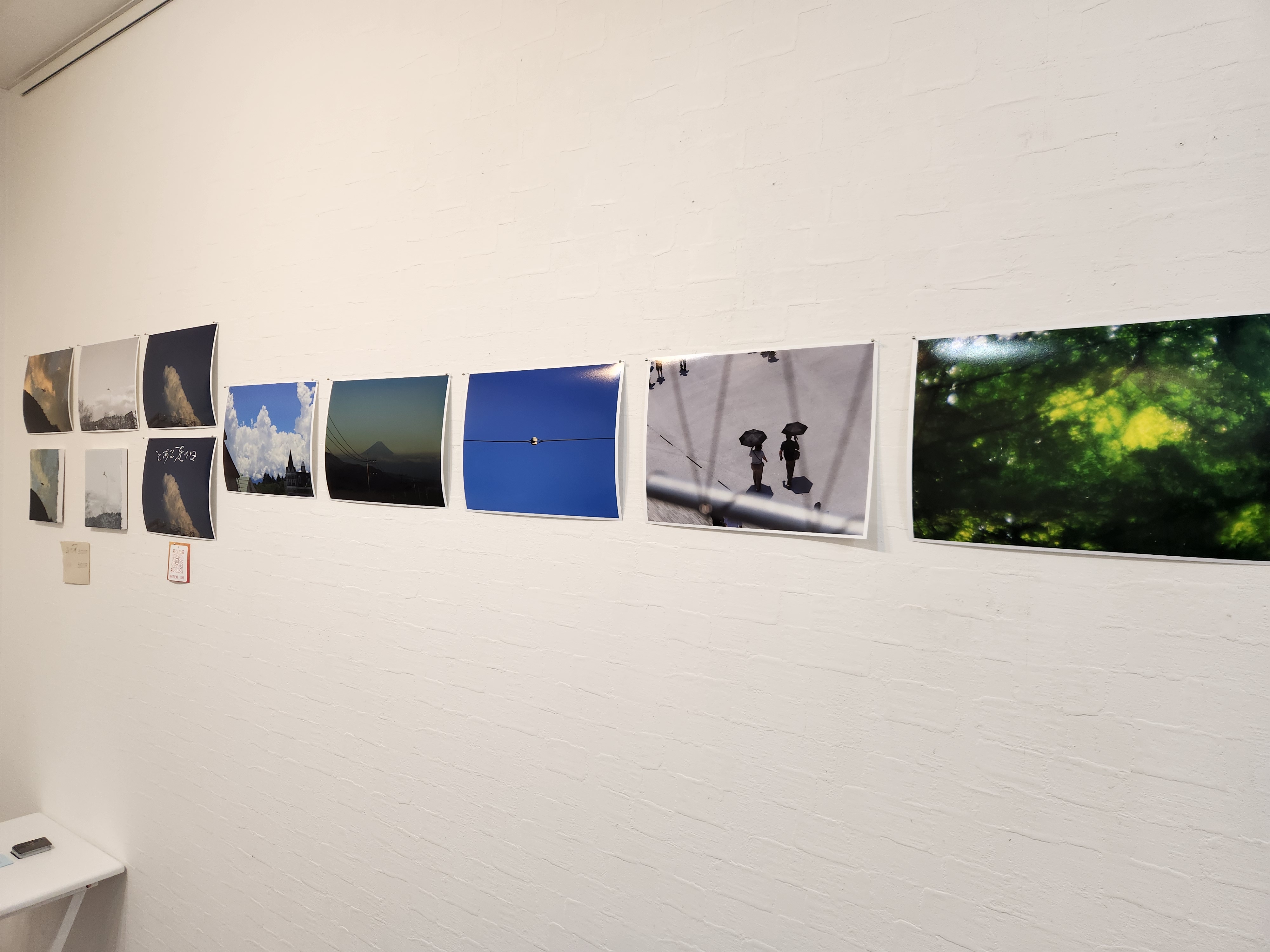 個人写真展「40」の展示風景